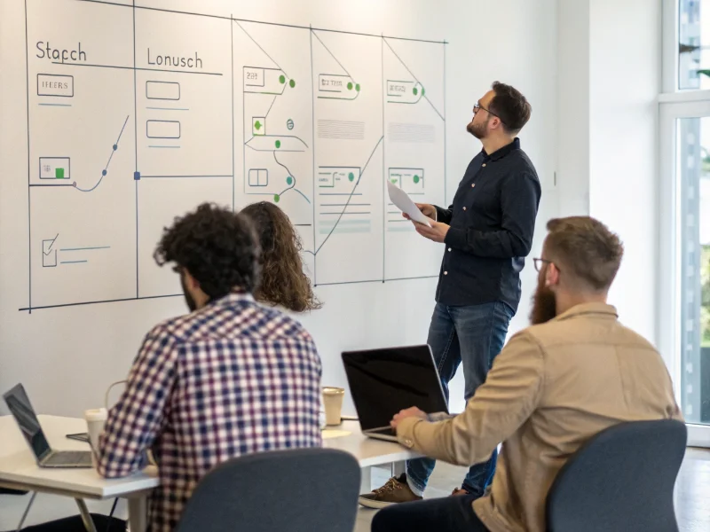 Speed and lean development illustration showing MVP timeline from concept to launch